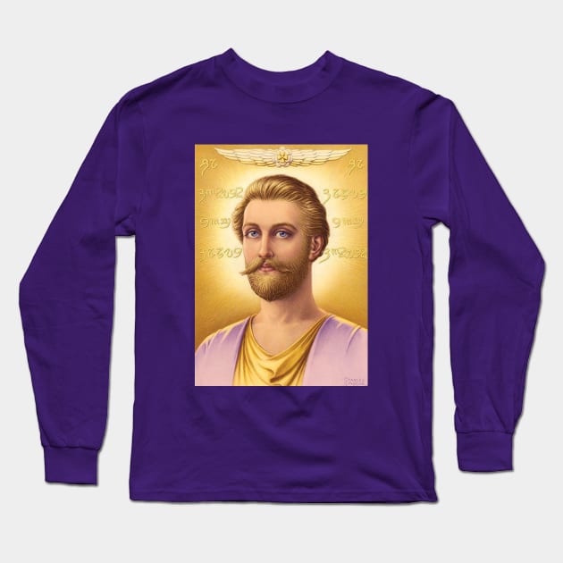 Saint Germain as an Ascended Master Long Sleeve T-Shirt by Star Scrunch